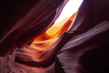 World famous Antelope Canyon - amazing scenery - travel photography