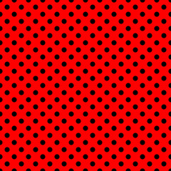 Polka Dots Seamless Pattern - Classic polka dot repeating pattern design - 262372900
