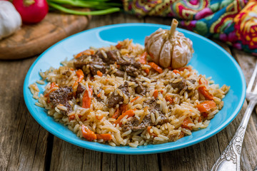 pilaf with beef