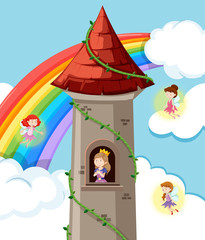 Princess on the castle