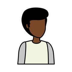 young black man avatar character