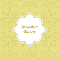 Ramadan Mubarak Background. Vector Illustration - Vector 