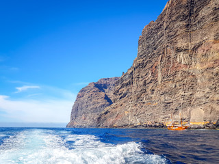 Landscape of Los Gigantes Cliffs, Tenerife, Canary islands, Spain