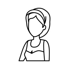 beautiful young woman character