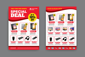 flyer template for Sale Promotion