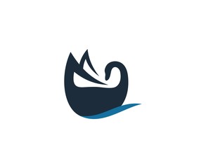 Obraz na płótnie Canvas Swan logo