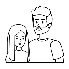 father with daughter characters