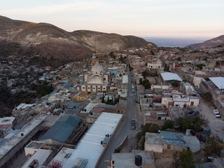 Aerial View of Real de Catorce in Mexico