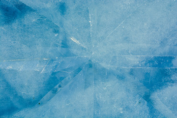 The texture of the ice. The frozen water.Winter background 