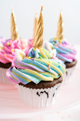 Unicorn cupcakes
