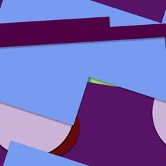 Flat material design - Creative vector trend seamless