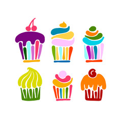Cupcake collection for your design