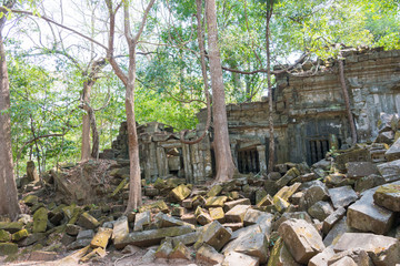Obraz premium Siem Reap, Cambodia - Mar 07 2018: Beng Mealea in Siem Reap, Cambodia. It is part of Angkor World Heritage Site.