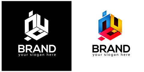 Team working together. Group of People. team work. logo vector.	