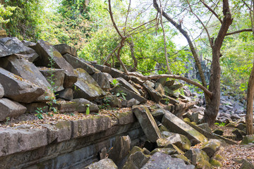 Siem Reap, Cambodia - Mar 07 2018: Beng Mealea in Siem Reap, Cambodia. It is part of Angkor World Heritage Site.