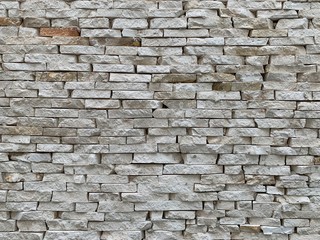 Pared de piedra tipo rajuela 