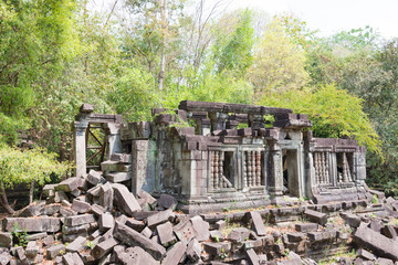 Siem Reap, Cambodia - Mar 07 2018: Beng Mealea in Siem Reap, Cambodia. It is part of Angkor World Heritage Site.