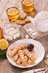 Puff pastry cookies.