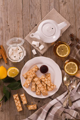 Puff pastry cookies.