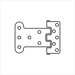 Door Hinge Icon, Door Hinge Connects Door With Door Frame