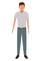man avatar cartoon character