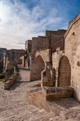 Fototapeta na wymiar Matera, European Capital of Culture 2019. Basilicata, Italy.