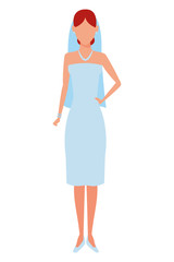 woman wearing wedding dress