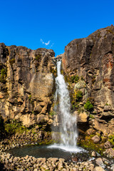 Fototapeta na wymiar Taranaki Falls, Tongariro National Park 