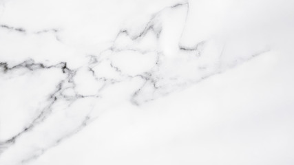 White marble texture with natural pattern for background.