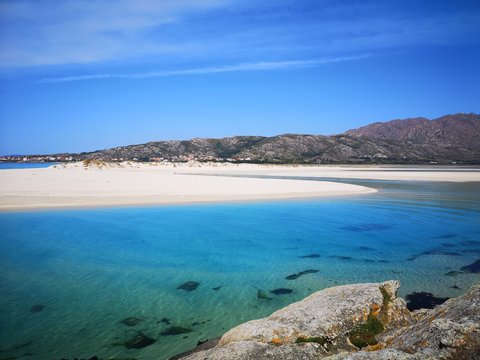 Playa de Boca de r&iacute;o, Carnota, Galicia