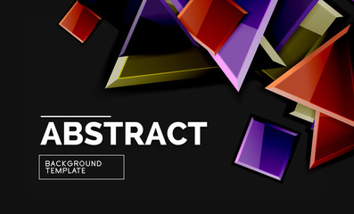 Shiny style geometric background