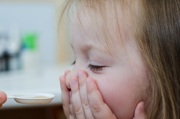 child does not want to drink medicine