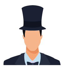 elegant man portrait