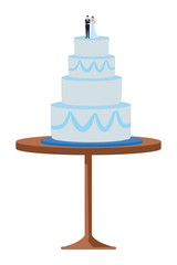 wedding cake icon