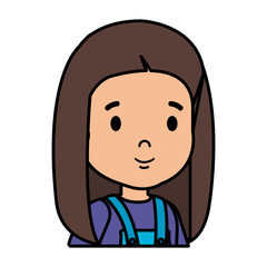 little girl kid character