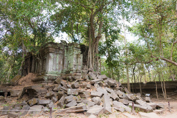 Siem Reap, Cambodia - Mar 07 2018: Beng Mealea in Siem Reap, Cambodia. It is part of Angkor World Heritage Site.