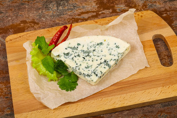 Blue cheese slice