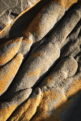 abstract texture detail of orange sandstone