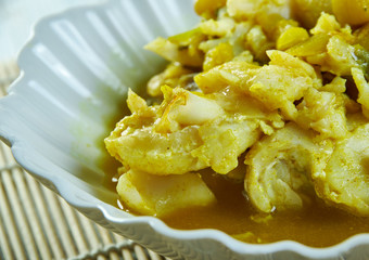 South Indian hake curry