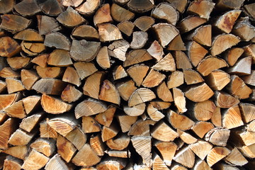 ein Stapel Feuerholz
