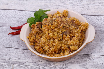 Couscous with meat