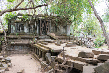Siem Reap, Cambodia - Mar 07 2018: Beng Mealea in Siem Reap, Cambodia. It is part of Angkor World Heritage Site.