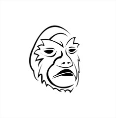 monkey face logo