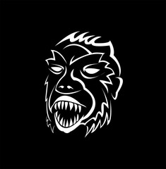 monkey face logo