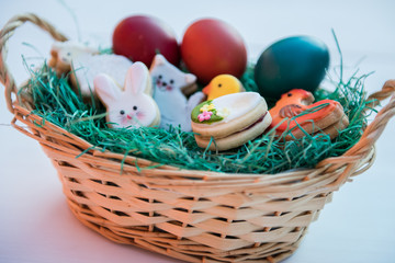 edible easter spring animal shaped cookies bisquits 