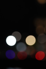 lights on a background of lights