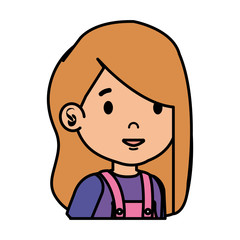 little girl kid character