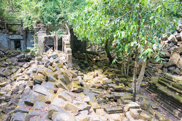 Siem Reap, Cambodia - Mar 07 2018: Beng Mealea in Siem Reap, Cambodia. It is part of Angkor World Heritage Site.