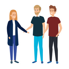 group of people characters