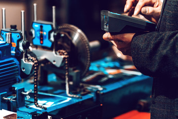 Assembly line of mechanical engineering